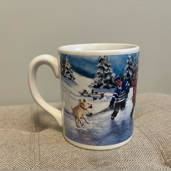 Tim Hortons "Skating Pond" Collectors Series #3 Ceramic Coffee Mug/Cup - Picture 3 of 5